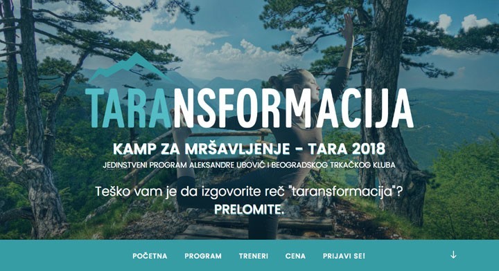 Kamp za mršavljenje - Tara 2018