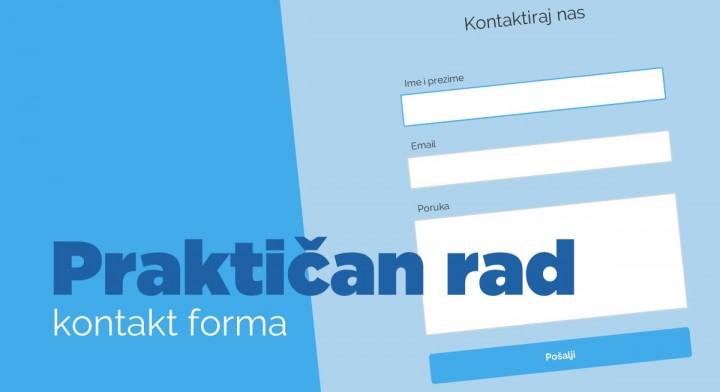 Praktičan rad: Kontakt forma