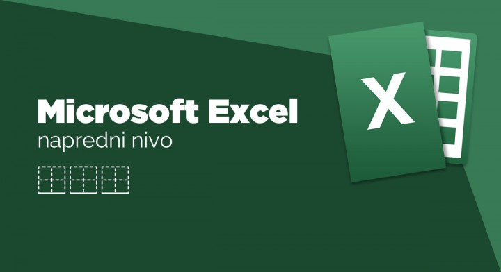 Grupna slika MS Excel, napredni nivo