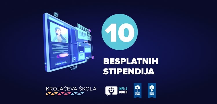 Info4Youth i Krojačeva škola traže stipendiste!