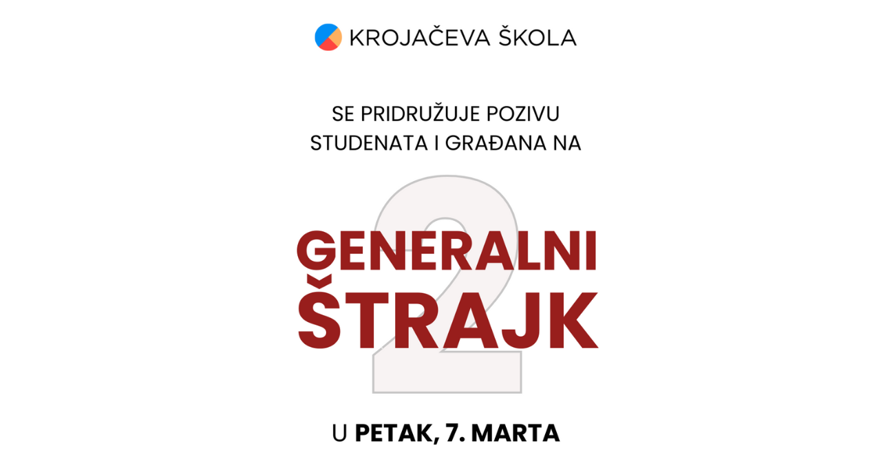 Pridružujemo se generalnom štrajku