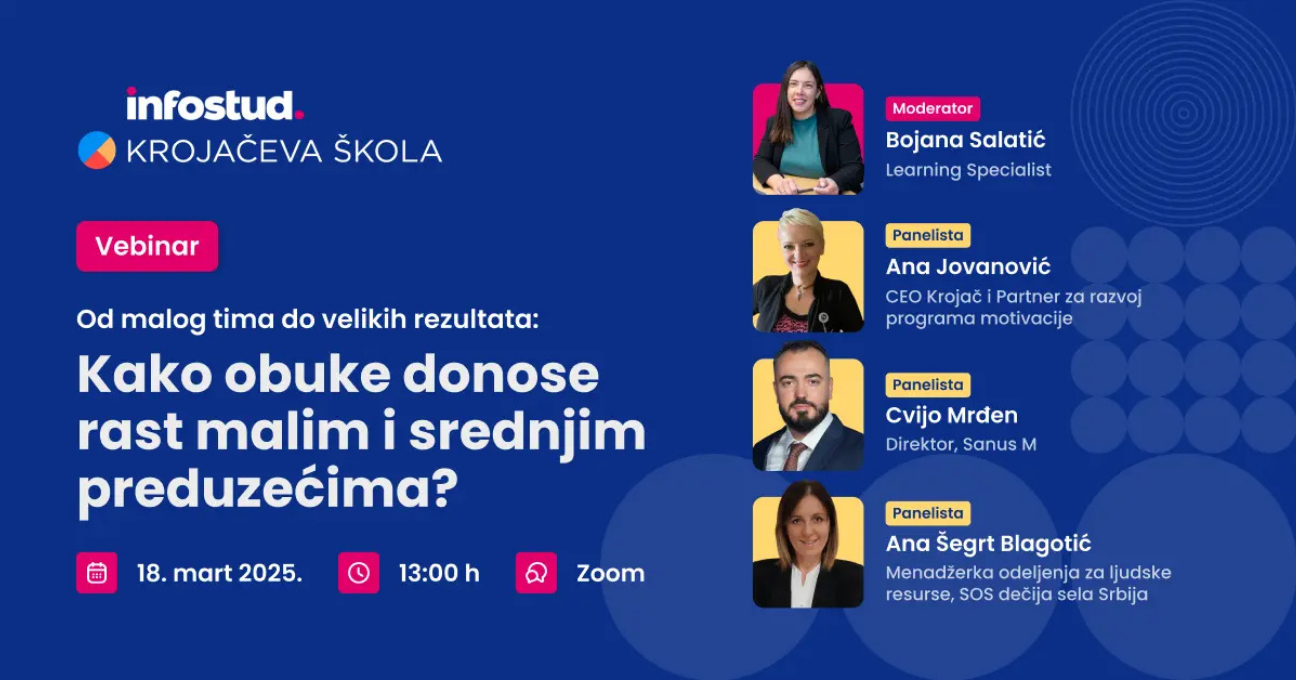 Vebinar: Kako obuke donose rast malim i srednjim preduzećima?