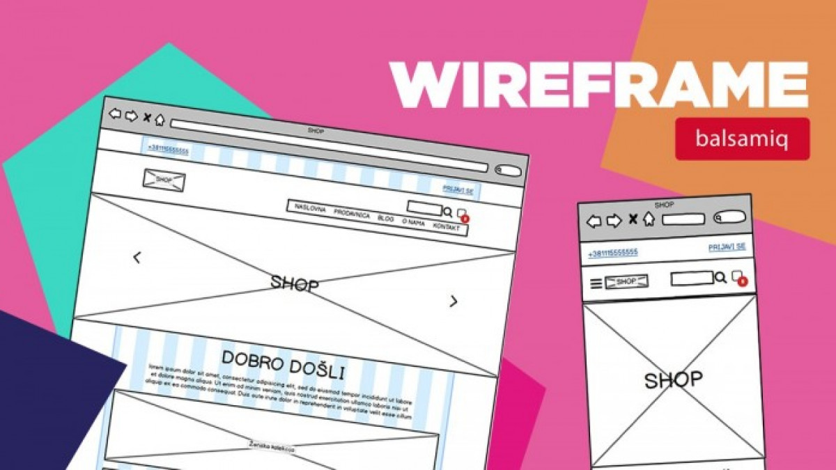 Praktičan rad: Wireframe